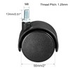 sourcing map Swivel Casters 2 Inch Nylon 360 Degree M8