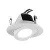 NICOR Lighting DLR4-R-10-120-2K-WH 4 in. White LED Recessed Retrofit Adjustable