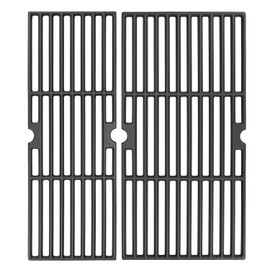 Hisencn Grill Grates Replacement for Charbroil Performance 2 Burner 463625217, 18 Inch Cast Iron Grate Replacment for Char-Broil 463673517, G470-0003-W1, G470-0002-W1,G321-0005-W1…
