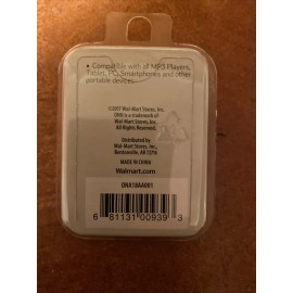 Onn In-Ear Headphones and 3 Different Ear Tips