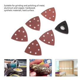 Wendry 101PCS Sanding Set Sandpaper,80mm Sanding Sheets,80mm Sanding Pad,for Bosch Fein Oscillating Multi Tool Cutting Cutter Pad,for Ginding and Polishing,60/80/120/180/240