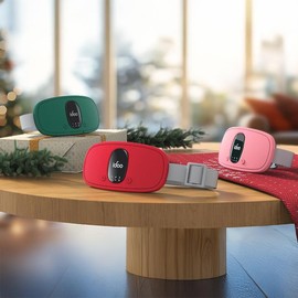 iDOO Adjustable Heating Pad for Period Cramps Relief - Portable Cordless Belly & Back Comfort with Daily Use Design, Ideal Mother's Day Gift for Wome - Color: White