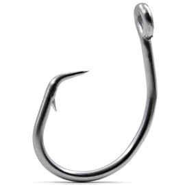 FishTrip Circle Hooks Saltwater Catfish Hook, Stainless Steel Fishing Hooks for Big Game Heavy Duty Shark 20/0