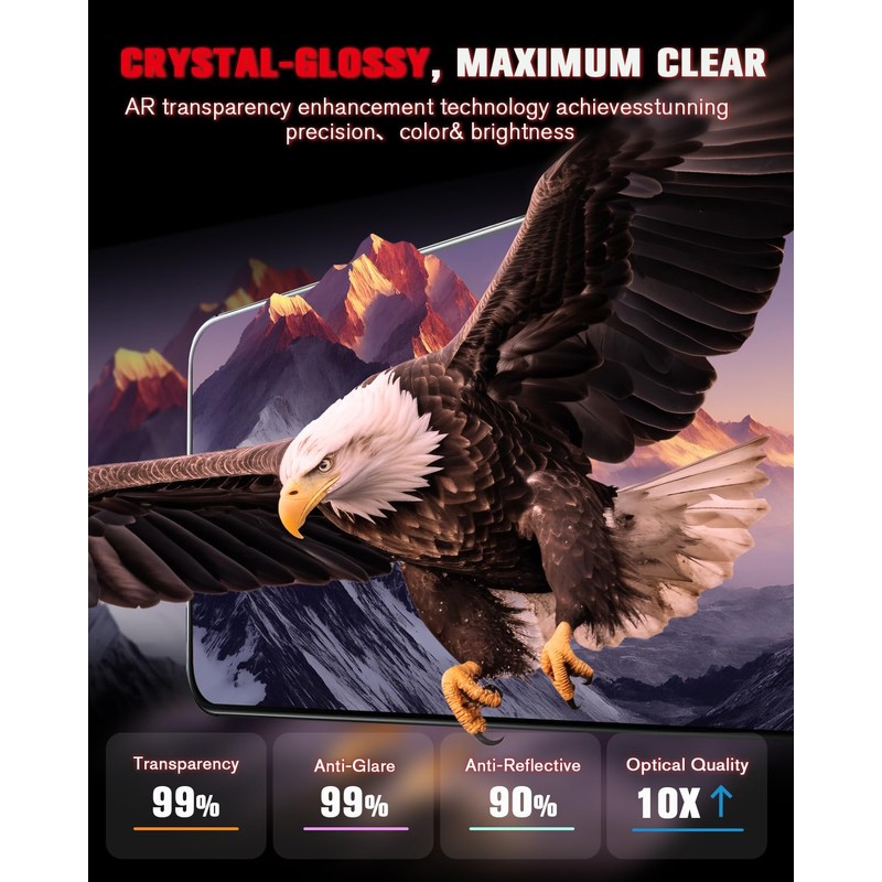 ASZSK For 2022~2024 Nissan Frontier (S/SV/Pro-X/Pro-4X) Glossy Screen Protector -