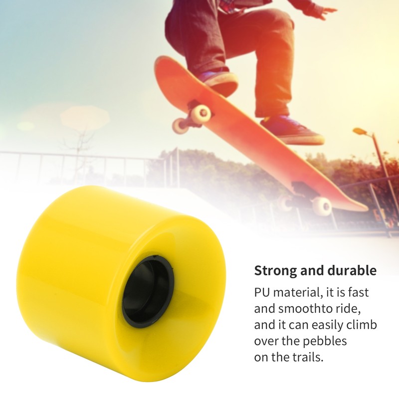 PUENTE 4pcs 60x45mm Skateboard Wheels 78A Longboard Cruiser Wheels Replacement