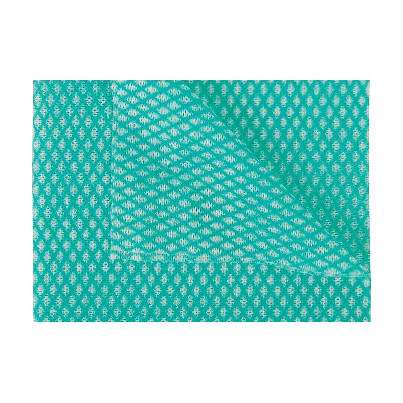 2Work Economy Cloth 420x350mm Green (Pack of 50) 2W08169