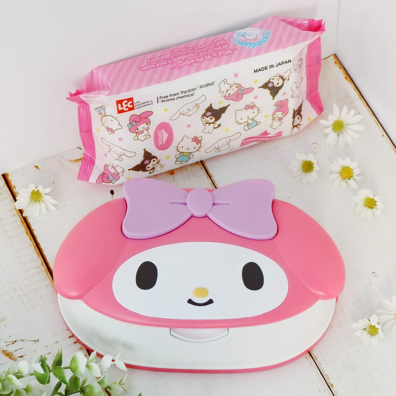 マイメロディ 水99.9% ウェットティシュ ケース付き
