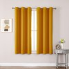 ChrisDowa Cortinas de oscurecimiento con ojales para recámara y sala