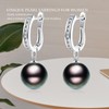 GLESOS Composite Pearl Earrings Round Ball Pearls Earrings Hypoallergenic Imitation