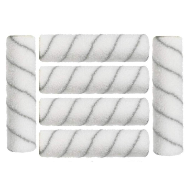 Paint Roller Covers, 6 Pack. 9" Roller Sleeves, DIY Covers