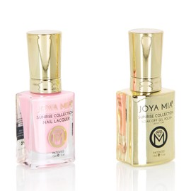JOYA MIA Sunset and Sunrise Professional InSync Duo Gel and lacquer Collection Nail art long lasting 15mL bottles set (SNR-IN4)