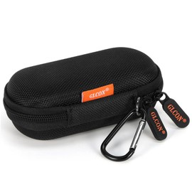 Ultra-Hard Small Carrying Case for Wired Earbuds, Kardiamobile EKG Heart Monitor, Kardia Mobile 6L/ 1L - Portable Mini IEM Case Universal Pouch Bag for in Ear Monitor, Airpods, Galaxy Buds, Earpods