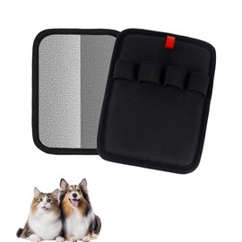 Electrostatic Pet Hair Remover Gloves – Reusable Electrostatic Grooming Glove for Cat & Dog Hair, Furniture, Couch, Carpet, Car Seat (1pc)