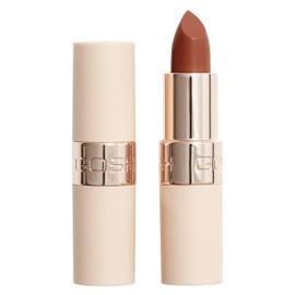 Gosh Luxury Nude Lipstick with Light Shimmer, Intense Nude Tones for Natural Results, Moisturises Soft Lips, Long-lasting, Fragrance-free & 100% Vegan, 005 Bare