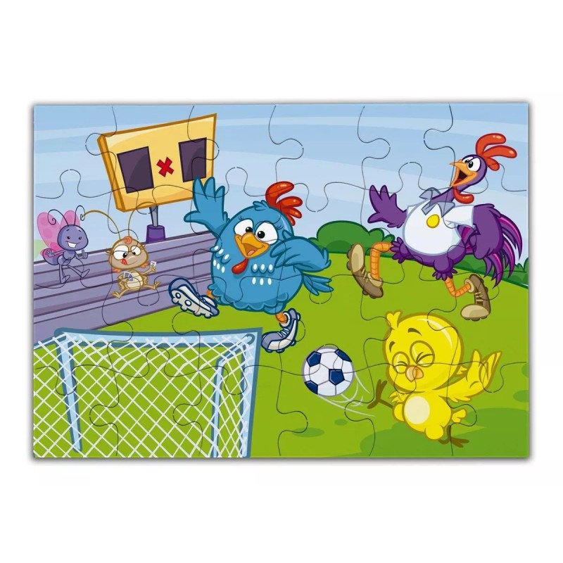 Didacti Juegos Rompecabezas 2 En 1 Gallina Pintadita Deporte 12
