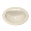 PROFLO PF20174 Rockaway 20-1/2" Oval Vitreous China Drop In Bathroom