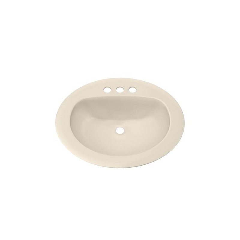 PROFLO PF20174 Rockaway 20-1/2" Oval Vitreous China Drop In Bathroom