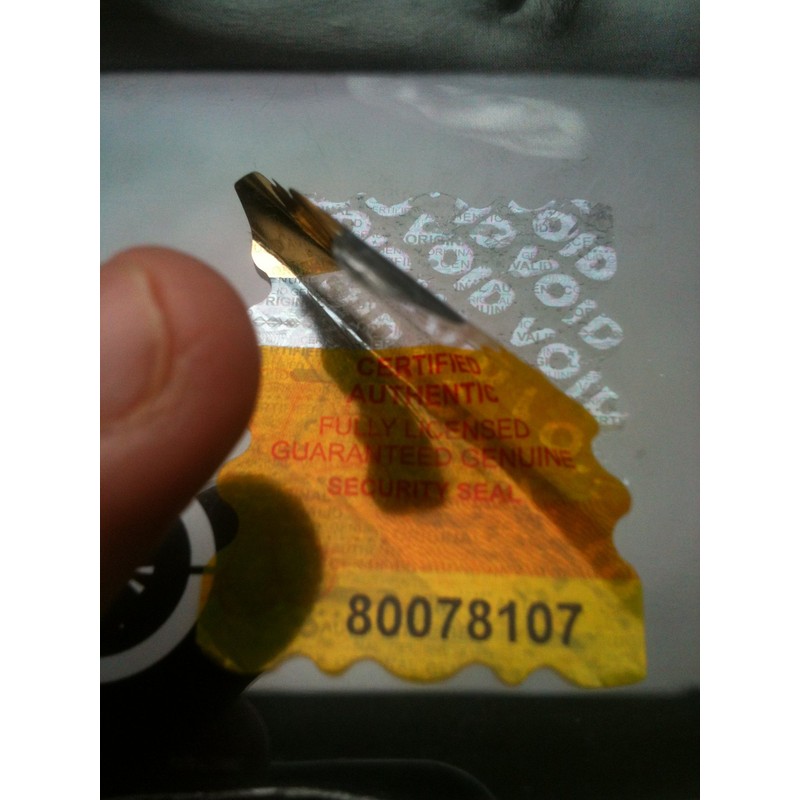 Security Seal Certificate of Authenticity Hologram Tamperproof Labels/Stickers X 500