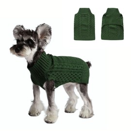 BICOPET Dog Sweater for Small Medium Large, Fall Dog Sweater Christmas Outfit Girls Boys, Turtleneck Pullover Winter Pet Sweatshirt French Bulldog Costume, Great Dane, Dachshund, Yorkie, Chihuahua