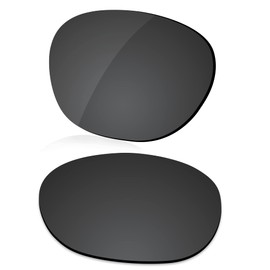 LenzReborn Polarized Lens Replacement for RayBan RB3565 53mm Sunglass - Dark Black - Polarized