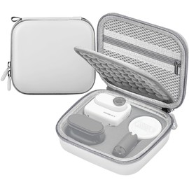 Leayjeen Insta360 GO Travel Camera bag,Compatible with Insta360 GO 3/3S and Accessories, Dual Protection Design, Protective Bag Accessories Perfect for Outdoor Sports and Activities(White)