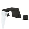 LIWEIKE Deck Mount Tub Faucet, Roman Tub Faucet Set 3
