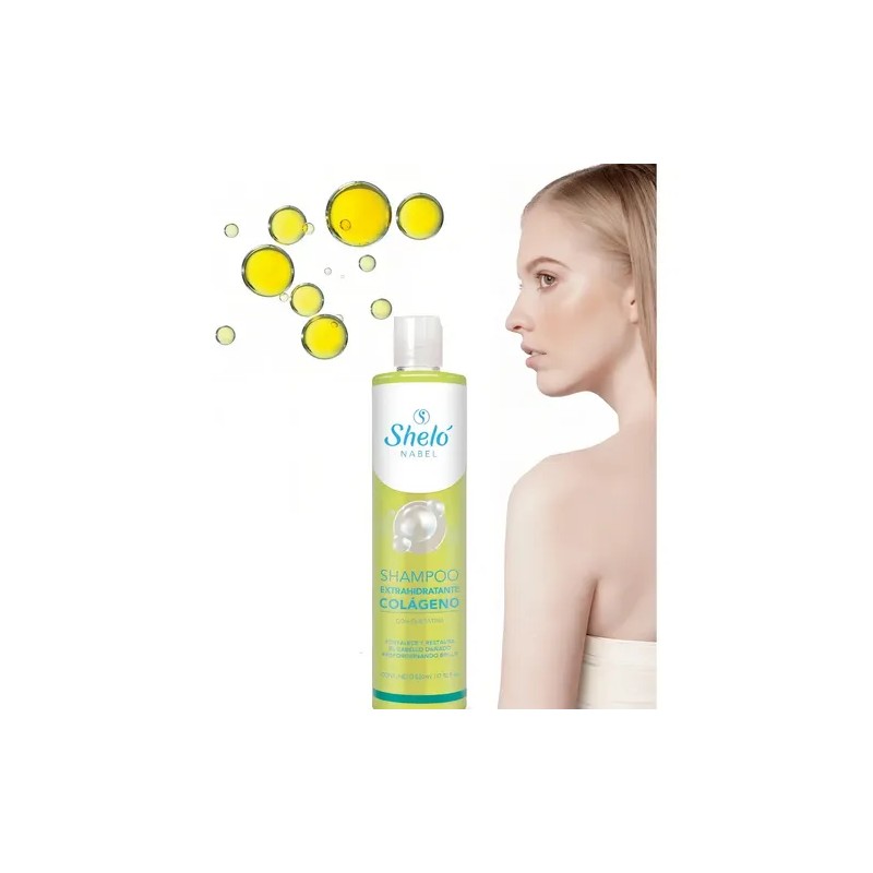 Shampoo Extrahidratante Colágeno Con Queratina Sheló Nabel