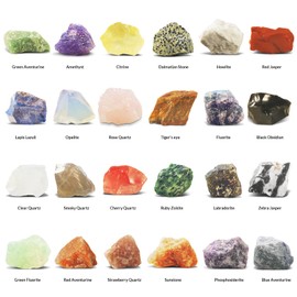 RAMXCION Crystal Advent Calendar 2023 for Kids,24 Days Natural Crystals Minerals Fossils Advent Calendar Gemstone Christmas Countdown Calendar Enthusiasts Rock Collection Girls Boys Women Men (#2)