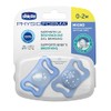 Chicco Chupón Physio Micro Azul SIL 0-2M - 2UN