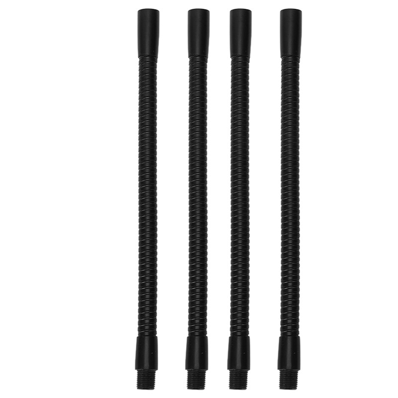 4 Pcs Gooseneck Lamp Hose Aluminium 10mm Caliber Flexible Table