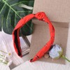 Rugby Football Headbands for Women Girls Red Head Bands for