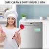Dishwasher Magnet Clean Dirty Sign, Double Sided Strong Clean Dirty