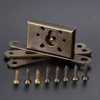 Dophee 1Set Antique Bronze Full Mortise Mini Decorative Locks with