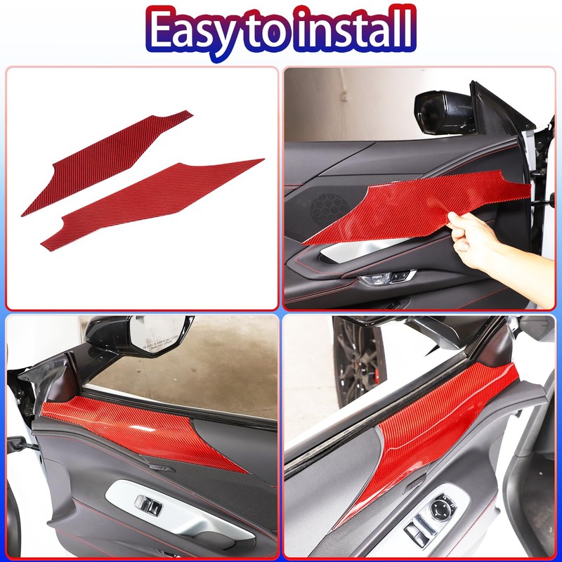 Inner Door A Pillar Lower Panel Anti-Scratch Protection Cover Trim