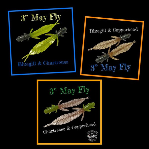 3” May Fly Series 10 Per Pack - One of