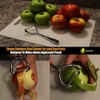 Cave Tools Vegetable Y Peeler Julienne Swivel Slicer With Potato