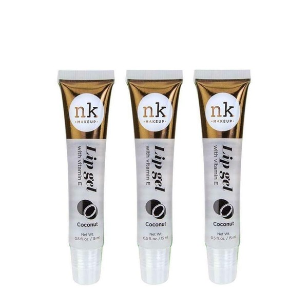 NICKA K NEW YORK LIP GEL COCONUT 3 PACK