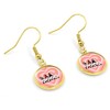 Gnomes Love Drop Dangle Earring, Gold
