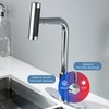 Kitchen Faucet Pull Down 4 Modes(Sweep/Stream/Waterfall/Rainfall) Chrome Kitchen Faucets Pull