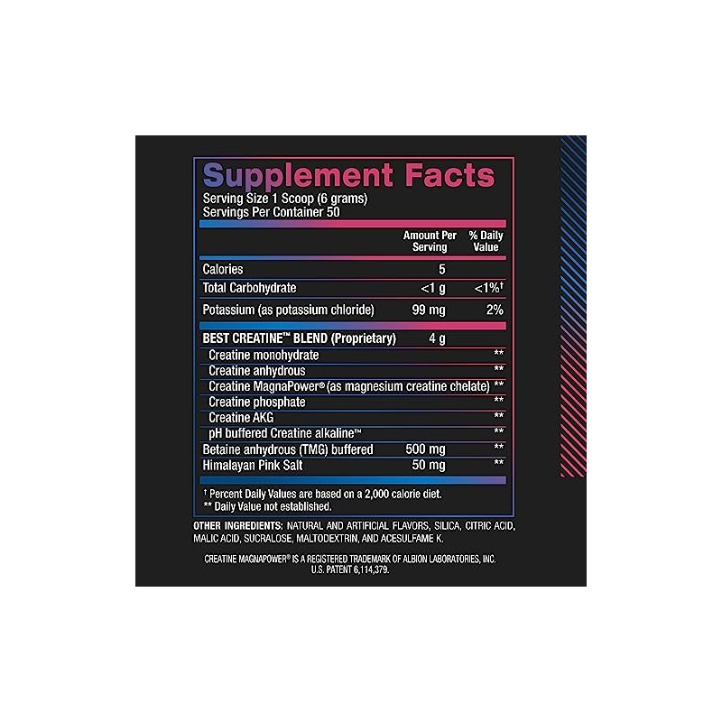BPI Sports BEST Creatine 6 Formas Avanzadas de Creatina Betaína