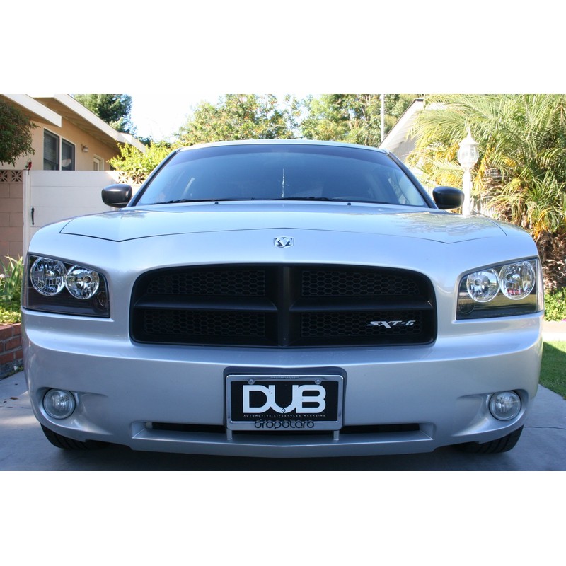 24Designs Compatible Sxt6 Stick on Emblem Black Silver Replacement for