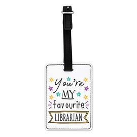 You'Re My Favorit Librarian Stars Optical Luggage Tag