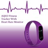 AQUARIUS AQ112 Fitness Tracker With Heart Rate Monitor Purple