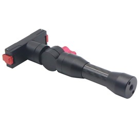 CS PRIORITY 1/4 Kaltschuh-Schnellspanner-Verlängerungsstange, Aluminium-Kohlefaser, Schnellspanner-Halterung, 15 mm Kohlefaser-Rohr, kompatibel mit Action-Kameras (Magnet für GO3 3S 132 mm)