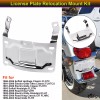 Unbranded License Plate Relocation Mount Kit For Harley Softail Touring