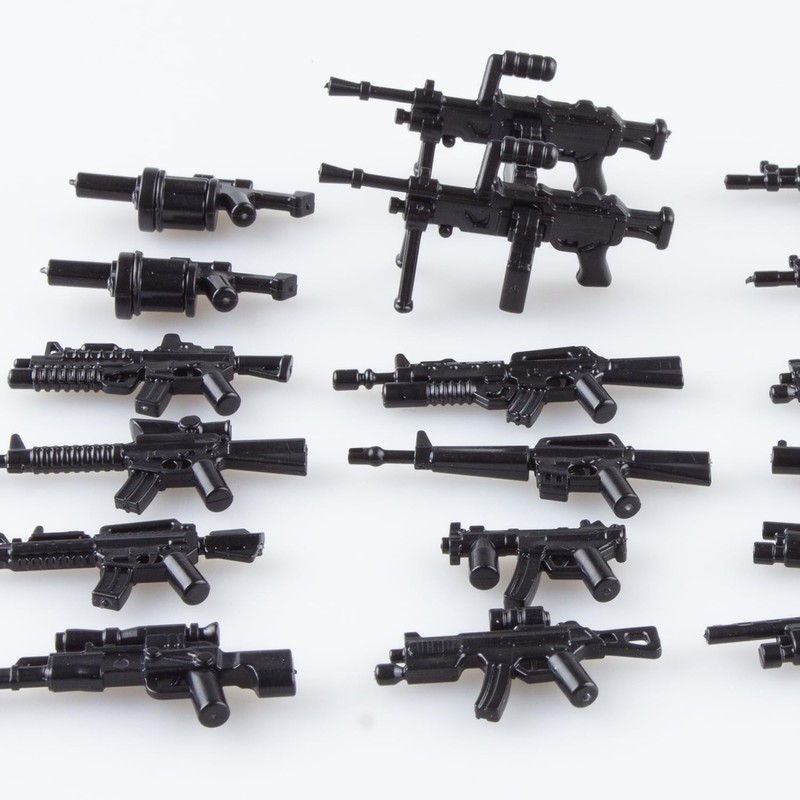 VICVIK Weapons Pack Military Weapons Accessories WWII Soldier Model Toys