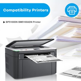 TL-5120 Toner Cartridge Black and White Replacement for Pantum TL-5120 TL5120 Toner Cartridge for BP5100DN BM5100ADN Printer (6,000 Pages, 1-Pack)