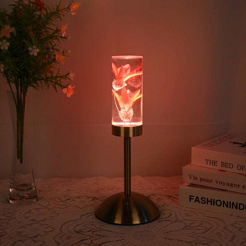 Aeon Flower Acrylic Table Lamp Bedroom Bedside Lamp Ambience Decorative