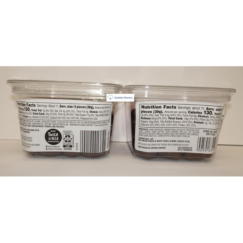 Trader Joe’s & Choceur Dark Chocolate Covered Cherries 12oz 340g