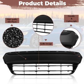 CZCJGD Front Bumper Lower Grille Compatible with Subaru BRZ 2017 2018 2019 2020 Automotive Grille Front Bumper Lower Grill Guard, Black